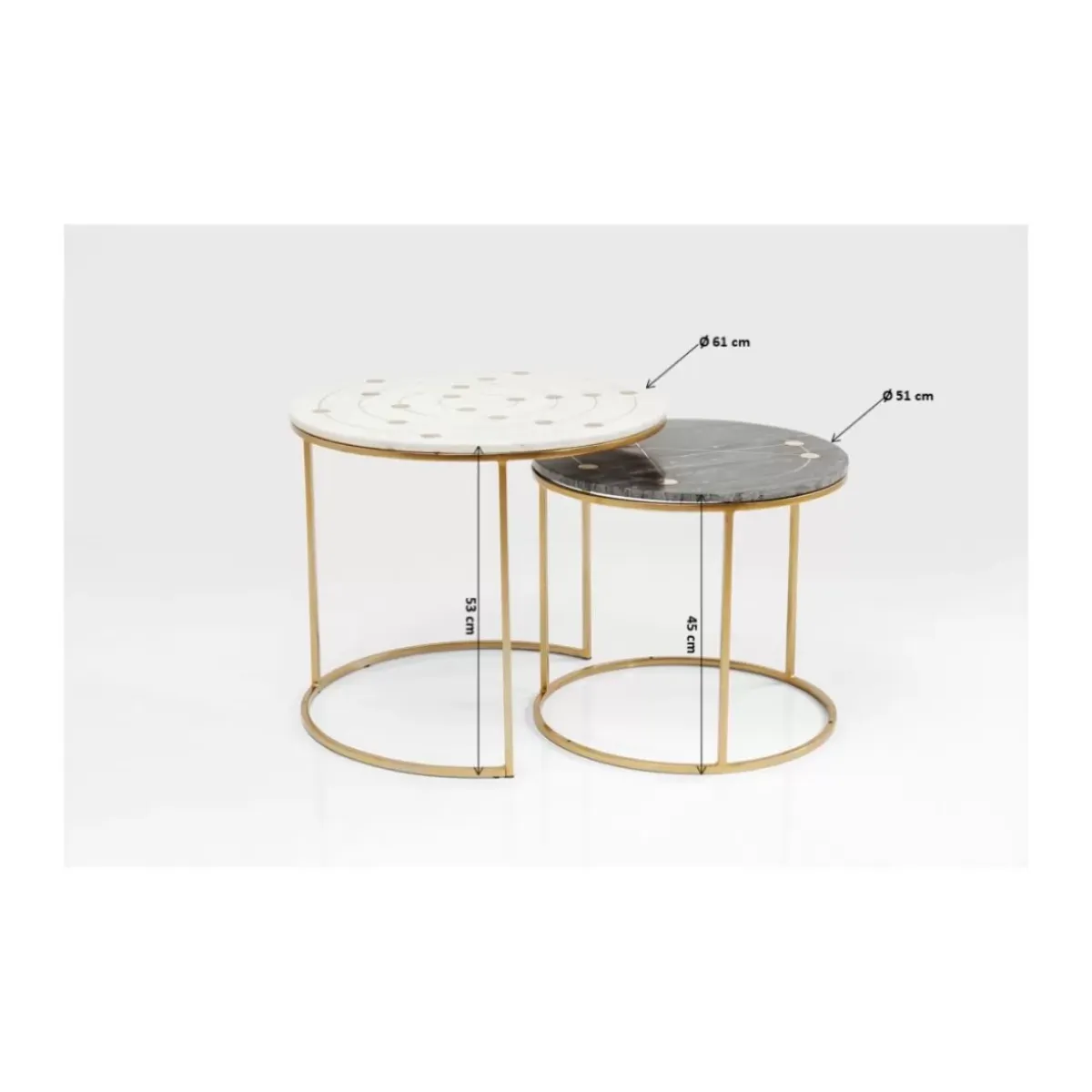 Online Beistelltisch Mystic Round Klein (2/Set) O61Cm Tische