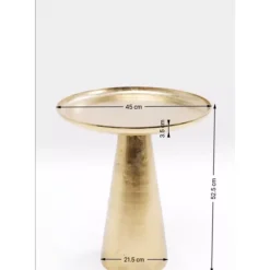 Outlet Beistelltisch Plateau Uno Messing O45Cm Tische