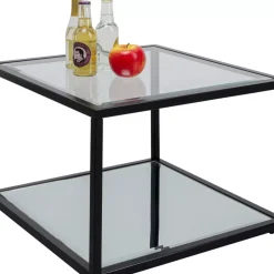 New Beistelltisch Quadro Schwarz 50X50Cm Tische