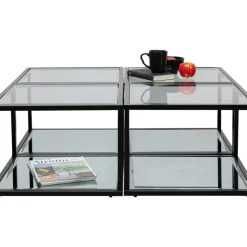 New Beistelltisch Quadro Schwarz 50X50Cm Tische