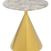 Clearance Beistelltisch Rita Gold O50Cm Tische