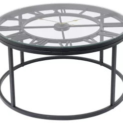 Beistelltisch Roman Schwarz O76Cm Tische