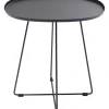 Clearance Beistelltisch Turin Schwarz Outdoormöbel