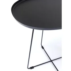 Clearance Beistelltisch Turin Schwarz Outdoormöbel