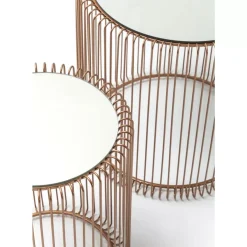 Discount Beistelltisch Wire Copper (2/Set) O44Cm Tische