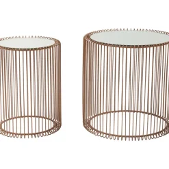 Discount Beistelltisch Wire Copper (2/Set) O44Cm Tische