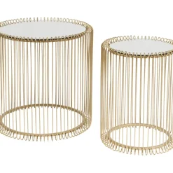 Hot Beistelltisch Wire Messing (2/Set) O44Cm Tische