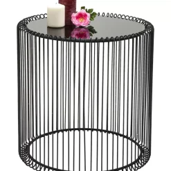 Clearance Beistelltisch Wire Schwarz (2/Set) O44Cm Tische