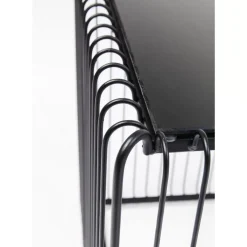 Clearance Beistelltisch Wire Square Schwarz (2/Set) 45X45Cm Tische