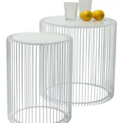 Online Beistelltisch Wire White (2/Set) O44Cm Tische