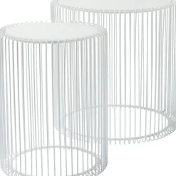 Online Beistelltisch Wire White (2/Set) O44Cm Tische