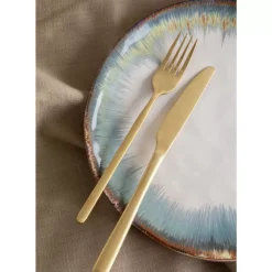 Best Besteck Gloria Matt Gold (16-Tlg.) Geschirr & Tischaccessoires