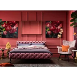 Best Bett Desire Velvet Rose 160X200Cm Betten