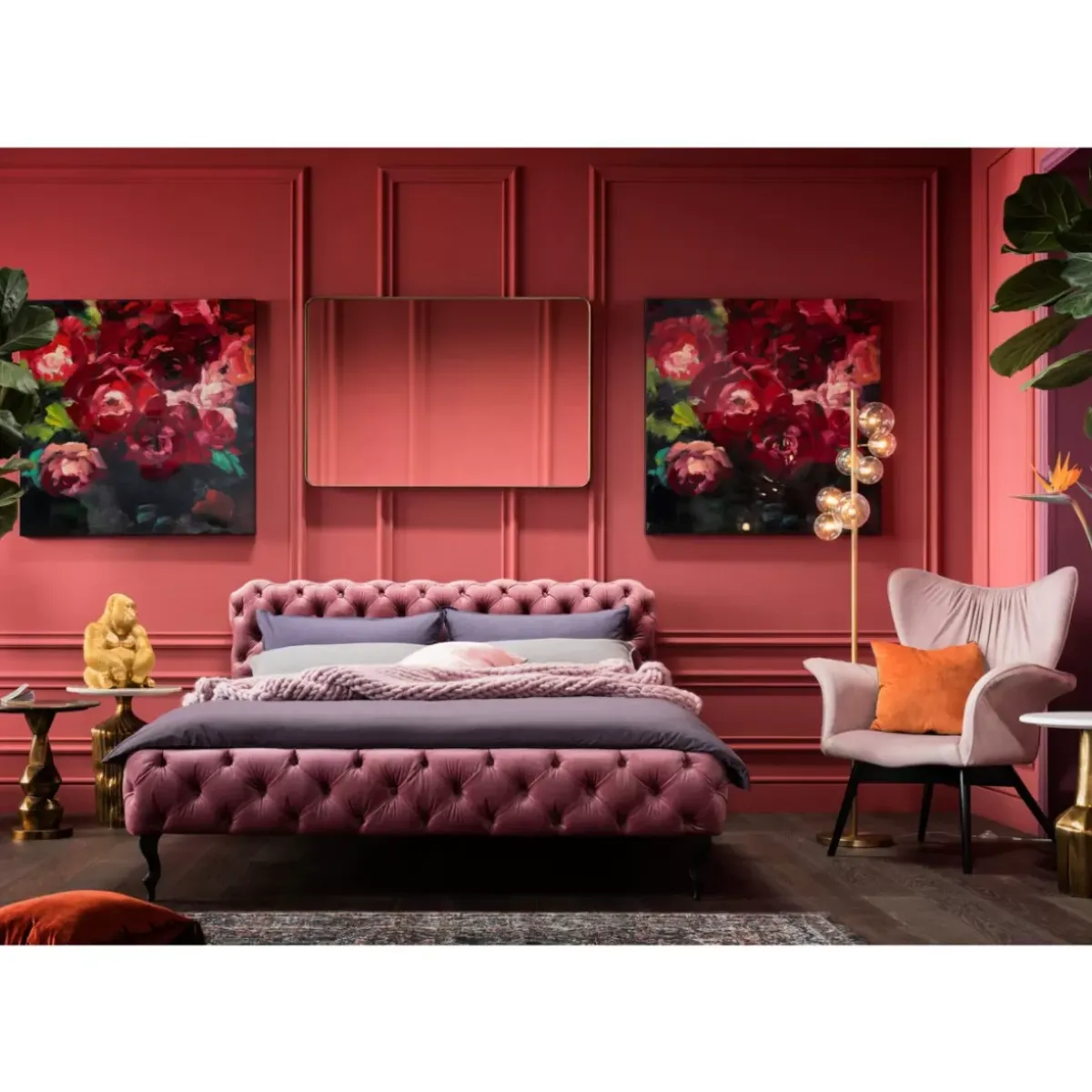Hot Bett Desire Velvet Rose 180X200Cm Betten