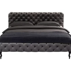 Online Bett Desire Velvet Silbergrau 160X200 Cm Betten