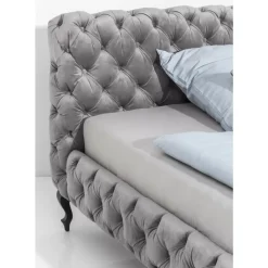 New Bett Desire Velvet Silbergrau 200X200Cm Betten