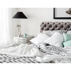 Sale Bett Desire Velvet Silbergrau 180X200 Cm Betten