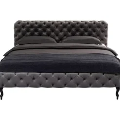 Sale Bett Desire Velvet Silbergrau 180X200 Cm Betten