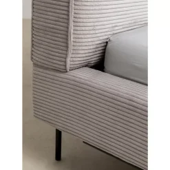 Outlet Bett East Side Cord Grau 180X200Cm Betten