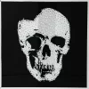 New Bild Frame Mirror Skull 100X100Cm Bilder