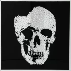 New Bild Frame Mirror Skull 100X100Cm Bilder