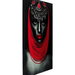 Discount Bild Glas Lady Red Lips 80X120 Bilder