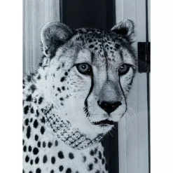 Online Bild Glas Metallic Gepard 100X150 Bilder