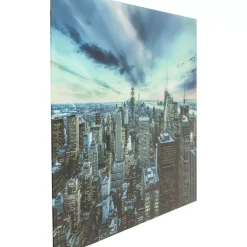 Sale Bild Glas New York Sunset 120X160Cm Bilder