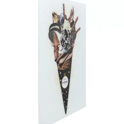 Clearance Bild Glas Rich Ice Cream 60X80 Bilder