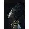Hot Bild Glas Royal Headdress Profile 100X150Cm Bilder