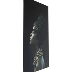 Hot Bild Glas Royal Headdress Profile 100X150Cm Bilder