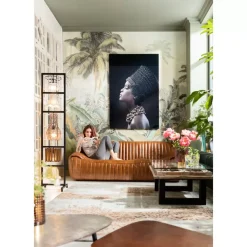 Hot Bild Glas Royal Headdress Profile 100X150Cm Bilder