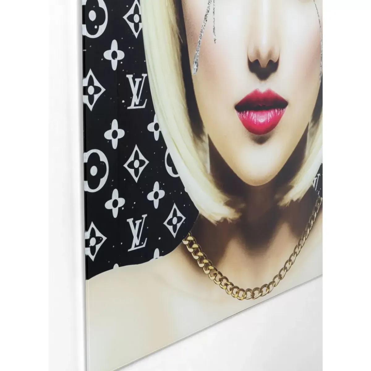 Bild Glas Runny Eyes 80X80 Bilder