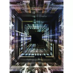 Outlet Bild Glas Science Fiction 120X180Cm Bilder