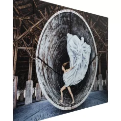 Outlet Bild Glas Time Traveller 120X180 Bilder