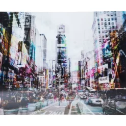 Sale Bild Glas Times Square Move 160X120Cm Bilder