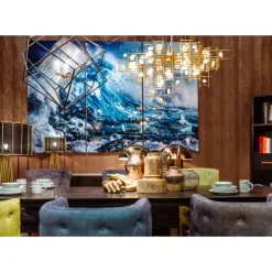 Online Bild Glas Triptychon Wave 240X160Cm (3/Set) Bilder