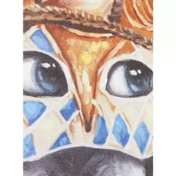 Clearance Bild Touched Carnival Monkey 70X70Cm Bilder