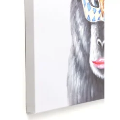 Clearance Bild Touched Carnival Monkey 70X70Cm Bilder