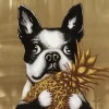 Hot Bild Touched Dog With Pineapple 80X80Cm Bilder