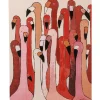 Clearance Bild Touched Flamingo Meeting 120X90Cm Bilder
