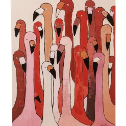 Clearance Bild Touched Flamingo Meeting 120X90Cm Bilder