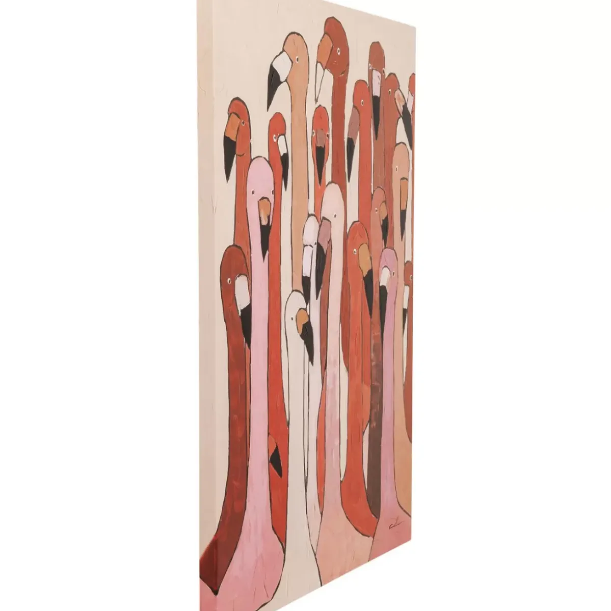 Clearance Bild Touched Flamingo Meeting 120X90Cm Bilder
