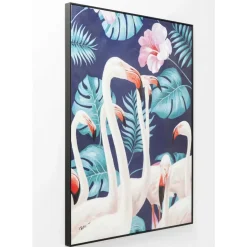 Hot Bild Touched Flamingo Road Schwarz 122X92Cm Bilder