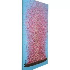 Discount Bild Touched Flower Boat Blau Pink 160X120Cm Bilder