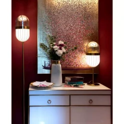 Outlet Bild Touched Flower Boat Gold Pink 100X80Cm Bilder