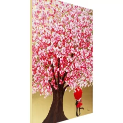Bild Touched Flower Couple Gold Pink 160X120Cm Bilder