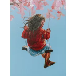 Clearance Bild Touched Flower Girl 160X120Cm Bilder