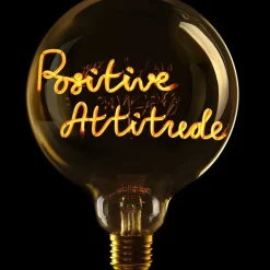 Clearance Birne "Positive Attitude" Leuchtmittel