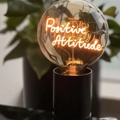 Clearance Birne "Positive Attitude" Leuchtmittel